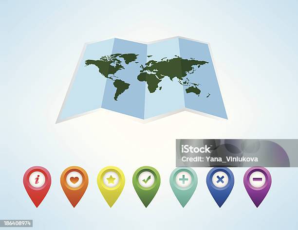 Vetores de Vetor Mapa e mais imagens de Calibre - Calibre, Conexão, Cursor