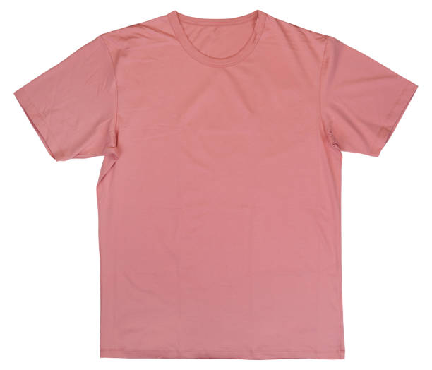 istock Front pink pastel t-shirt mockup 1864100003