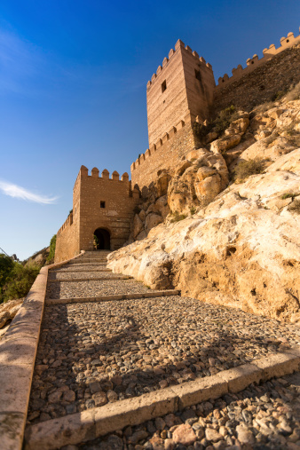 Tower, Alcazaba of Almeria, Spain