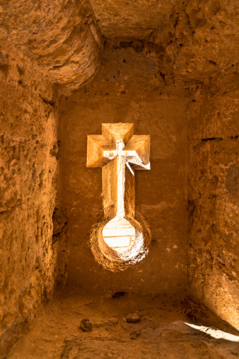 Cross in the Alcazaba of Almeria