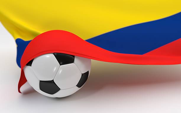 콜롬비아 플랙, 선수권대회 축구공 - national championship 뉴스 사진 이미지