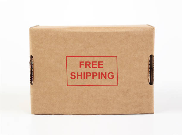 istock Free shipping cardboard box 1864117524