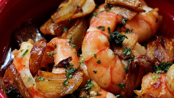istock Traditional Spanish Garlic Prawn, Bangkok Fine Dining. 1864120115