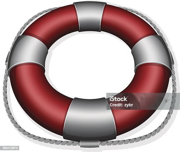 레드 Lifebuoy SOS에 대한 스톡 벡터 아트 및 기타 이미지 - SOS, 구조, 긴급서비스와 구조 직업