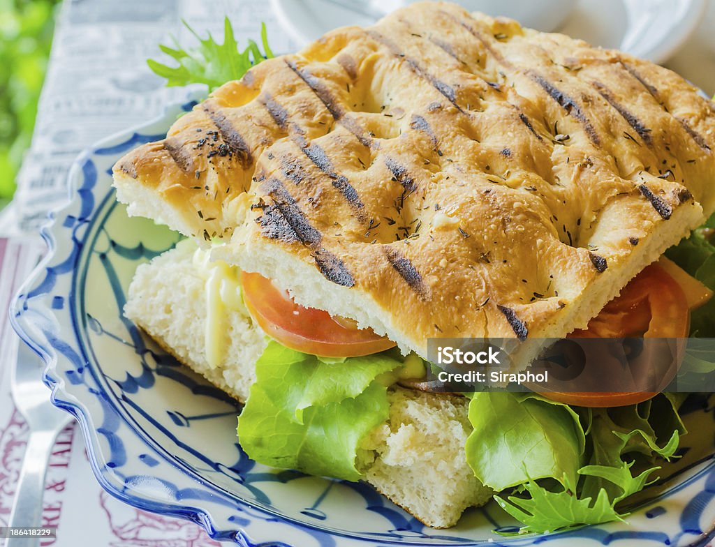 & Sandwich mit Schinken und Käse - Lizenzfrei Aufschlagen - Sport Stock-Foto