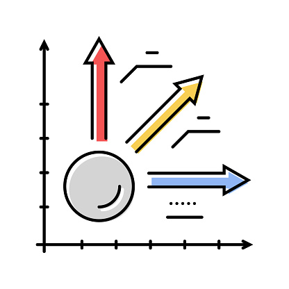 kinematics theory mechanical engineer color icon vector. kinematics theory mechanical engineer sign. isolated symbol illustration