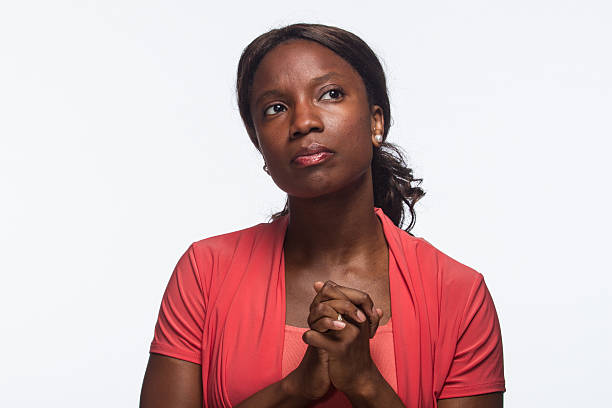 istock Young African American woman thinking, horizontal 186420356