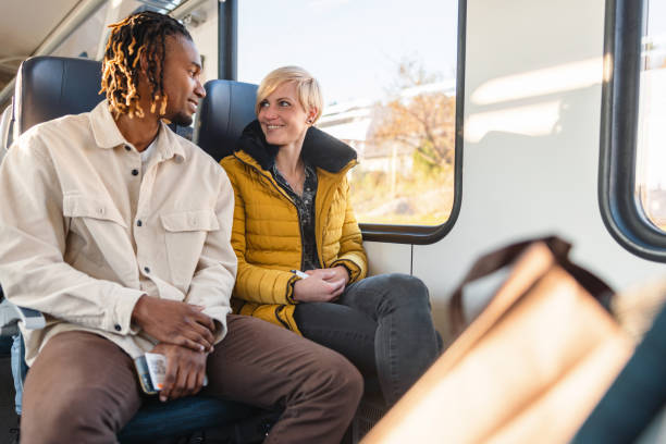 istock Joyful Companionship on a Train Ride 1864222453