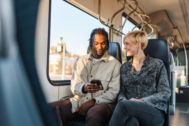 istock Joyful Companionship on a Train Ride 1864222490