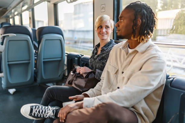 istock Joyful Companionship on a Train Ride 1864223014
