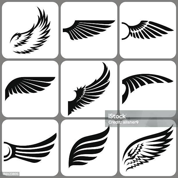 羽のセット - 動物の翼のベクターアート素材や画像を多数ご用意 - 動物の翼, タトゥー, ベクター画像