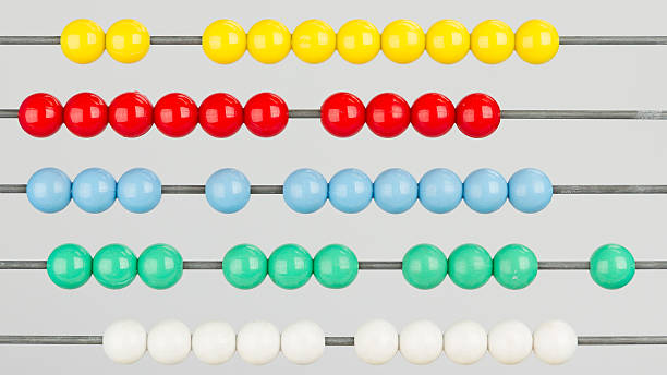 istock Close-up of an abacus on a white background 186424444