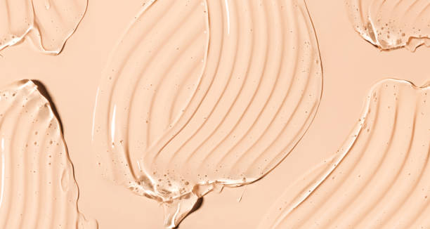 istock texture gel serum on beige background 1864261686