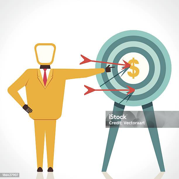 Financial Goal Stock Illustration - Download Image Now - Abstract, Accuracy, Adult