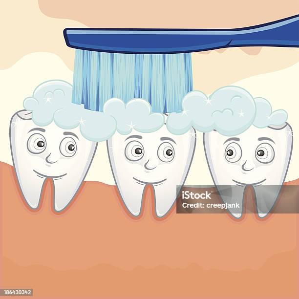 Se Brosser Les Dents Vecteurs libres de droits et plus d'images vectorielles de Adulte - Adulte, Anatomie, Assistance