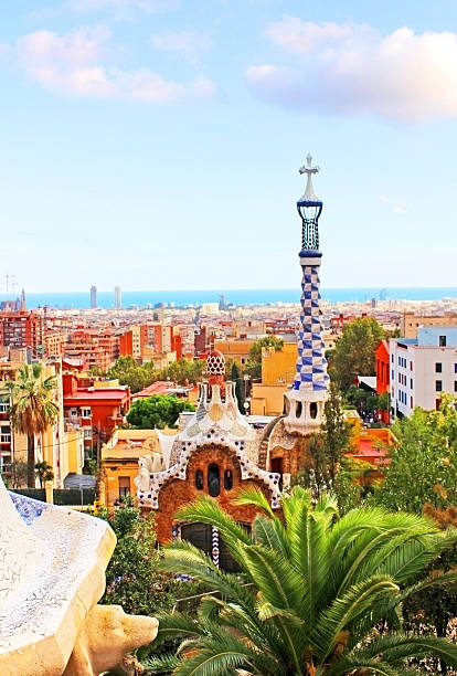 istock Famous Summer Park Guell, Barcelona, Spain 186431165