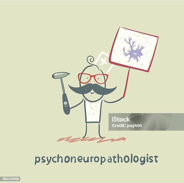 Ilustración de Psychoneuropathologist y más Vectores Libres de Derechos de Acurrucado - Acurrucado, Anatomía, Decoración - Artículos domésticos