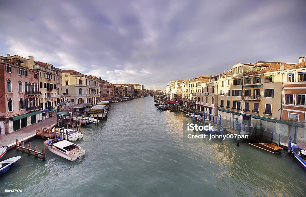 Veneza e o Grande Canal - Foto de stock de Arquitetura royalty-free