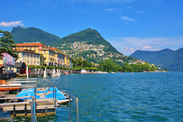 istock Lake Lugano and the Old Town 1864379298