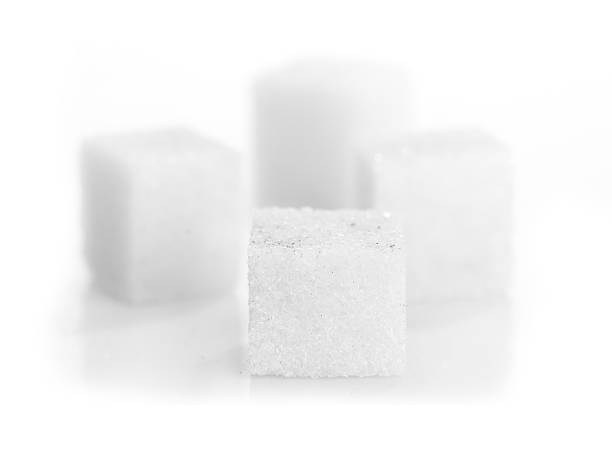 istock Studio photography of a lump sugar isolated on white background 186438743