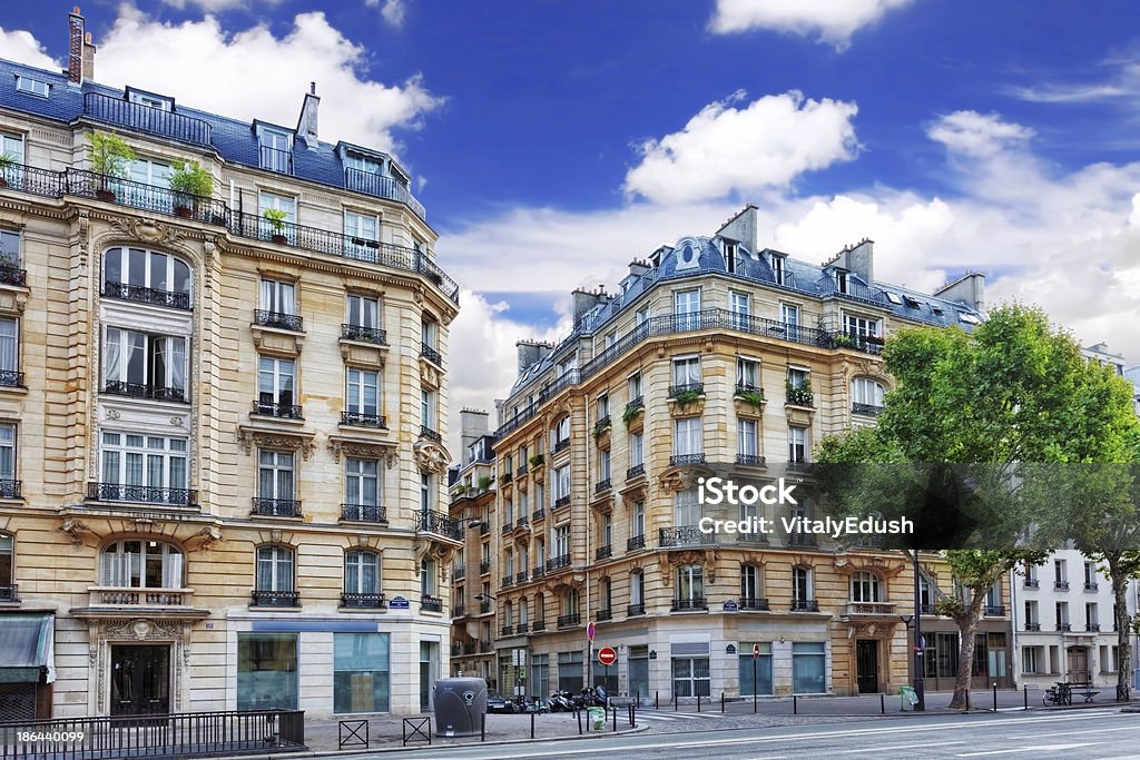 City, urban  view on building in  Paris.France. City, urban  view on building in  Paris.France Paris - France Stock Photo