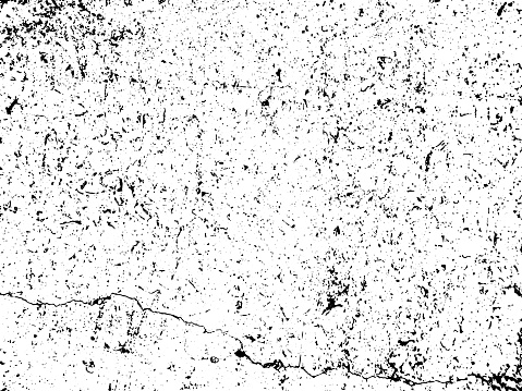 Black and white grunge. Distress overlay texture. Abstract surface dust and rough dirty wall background concept. Distress illustration simply place over object to create grunge effect. Vector EPS10.