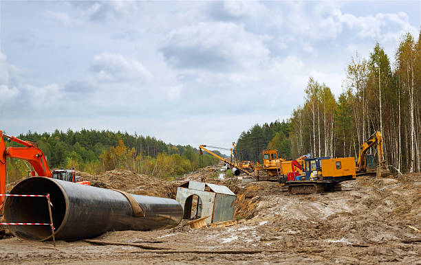 istock construction of  gas pipeline 186442072