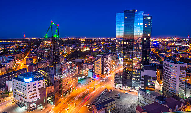 istock Tallinn Estonia Skyline 186442615