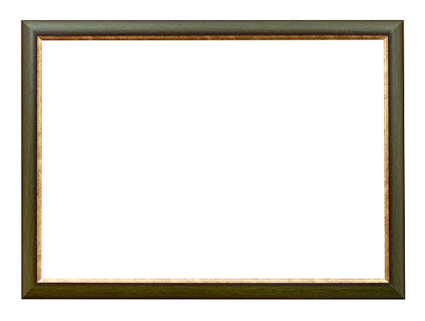 istock green and gold flat horizontal picture frame 186445060