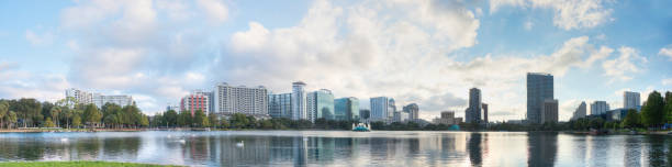 istock Panorama of Orlando Skyline 186445120