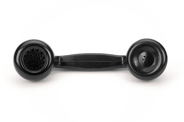 istock Tube from the old telephone set 186446344