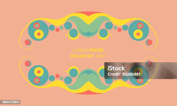 Composition Frameborder Border Frame Swirls Elements Art Composition With Abstract Elements And ...