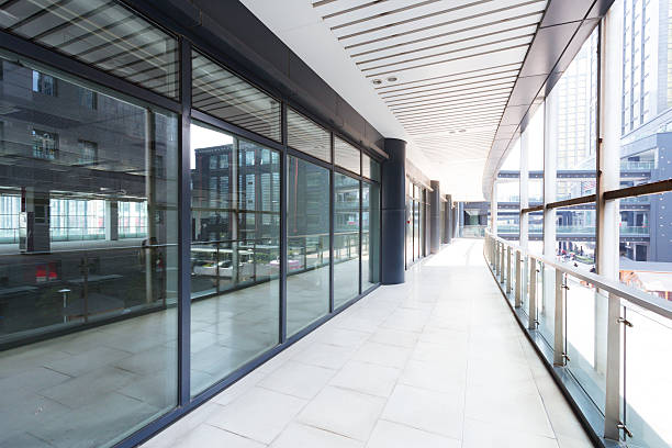 istock corridor of modern office building 186451435