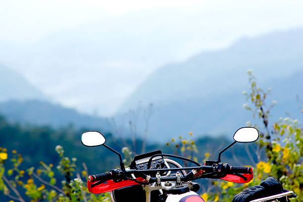 istock Big Bike and Mountain 186451554