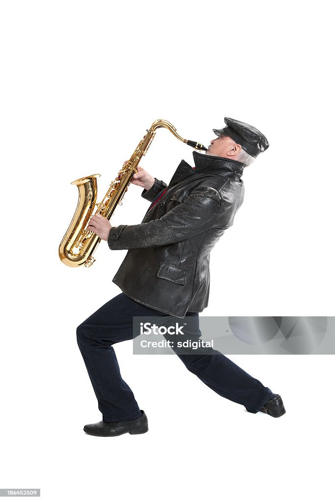 Homem tocando Trompete - Foto de stock de Adulto royalty-free