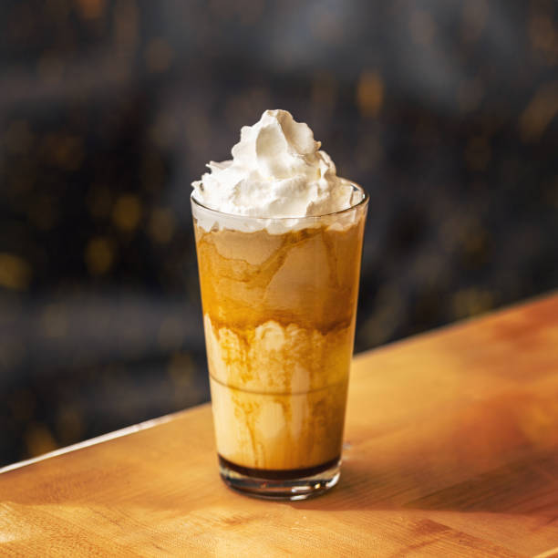 istock Iced caramel latte coffee 1864578222
