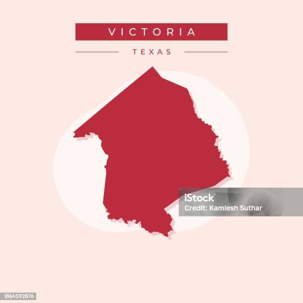 Victoria Texas Sign Vector Illustration Vector Of Victoria Map Texas Stock Illustration ...