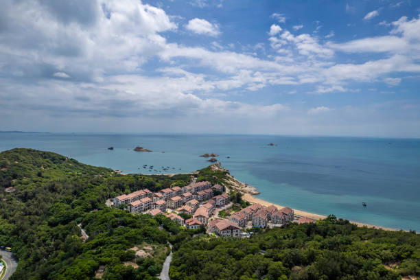 istock A bird's-eye view of the architectural complex on the island 1864659452