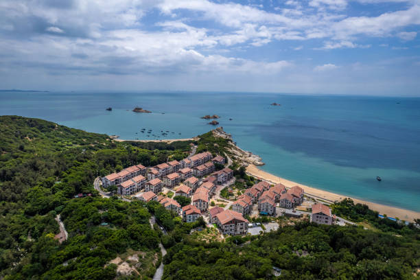 istock A bird's-eye view of the architectural complex on the island 1864659962