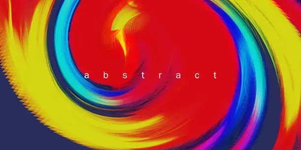 Vector illustration of Abstract Modern Graphic Element. Abstract Gradient Liquid Shape.