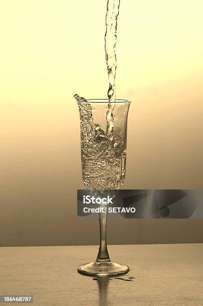 Fresh Water Being Poured Into Glass Stock Photo - Download Image Now - Abstract, Activity, Close-up