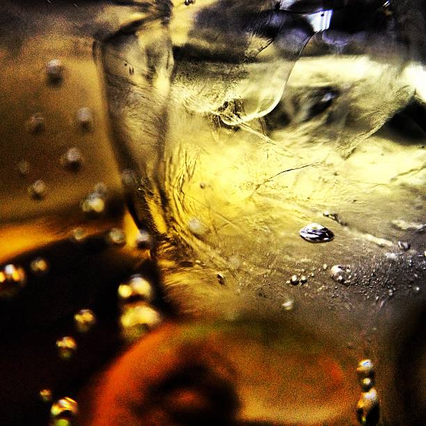 istock Ice cubes in fizzy drink 186474140