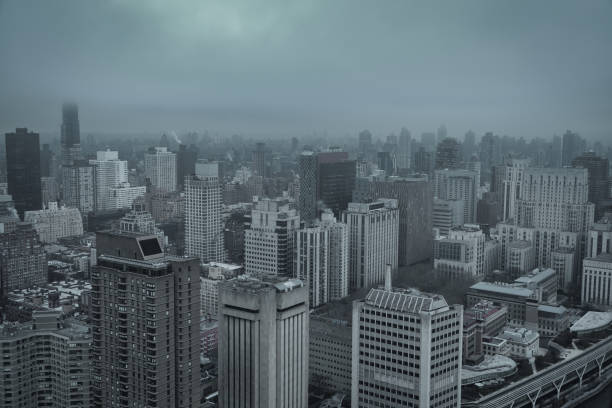 Aerial photo of Manhattan in NYC