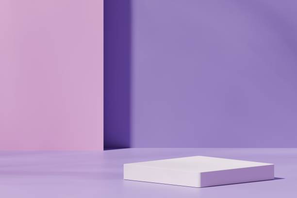 istock Scene with a podium for product presentation, 3d rendering 1864776155