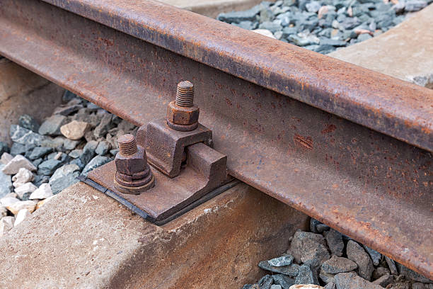 istock Detail of railway track 186478761