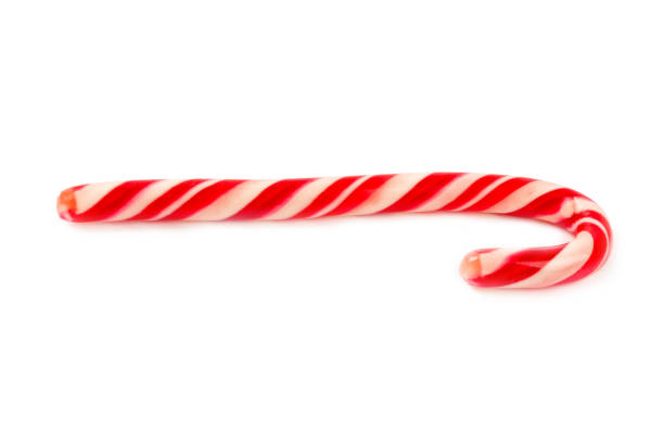 istock Candy cane isolated on white background. Christmas sweets. Christmas candy. New Year. A traditional sweet gift for the Christmas tree. Holiday concept. 1864795054