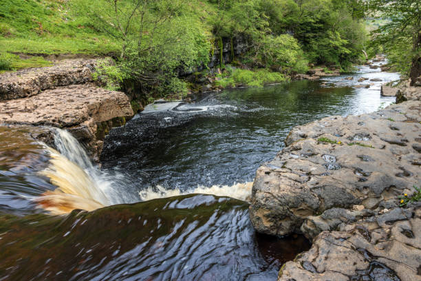 istock River Swale at Upper Kisdon Force near Keld in Swaledale 1864803178