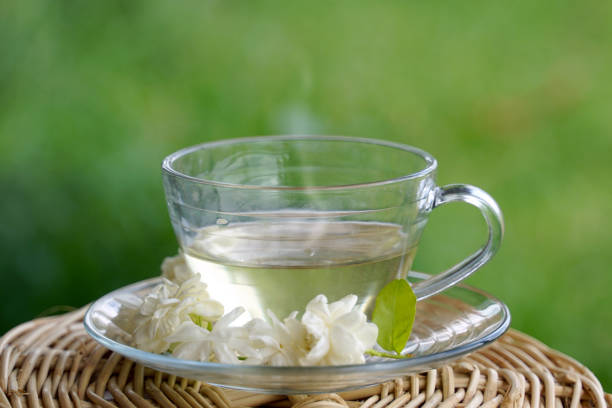 Jasmine tea and jasmine green tea It is a tea recipe that uses pure jasmine flowers. and a blend of jasmine flowers and green tea to enhance the aroma drink and good for health