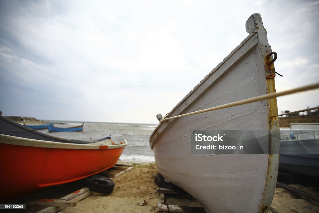 Barcos no mar - Royalty-free Ambiente dramático Foto de stock