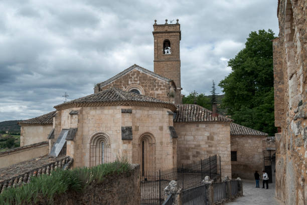 Church of Santa Maria de la Pena stock photo